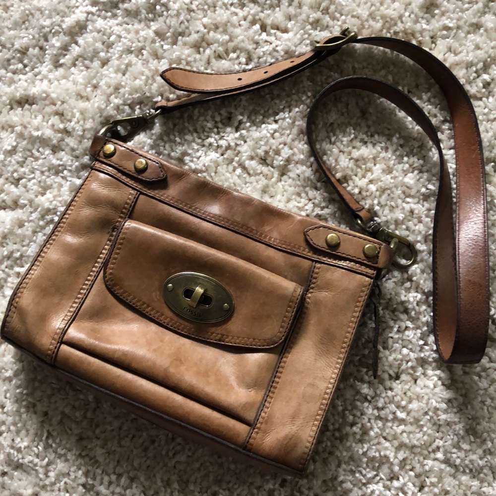 Vintage Fossil crossbody purse